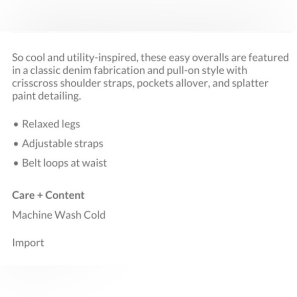 Free people Sutton Utility Overalls Medium - Picture 3 of 9